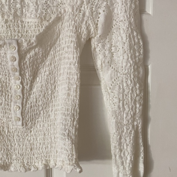 Free People Confection Top in English Cream - Picture 11 of 14